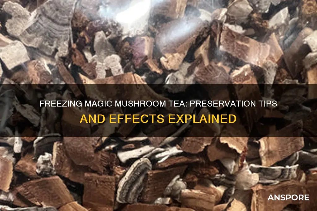 can you freeze magic mushroom tea