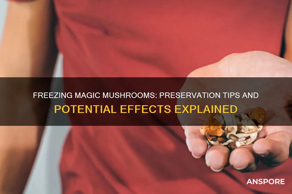 can you freeze magic mushrooms