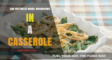 Freezing Morel Mushrooms in Casseroles: Tips and Best Practices