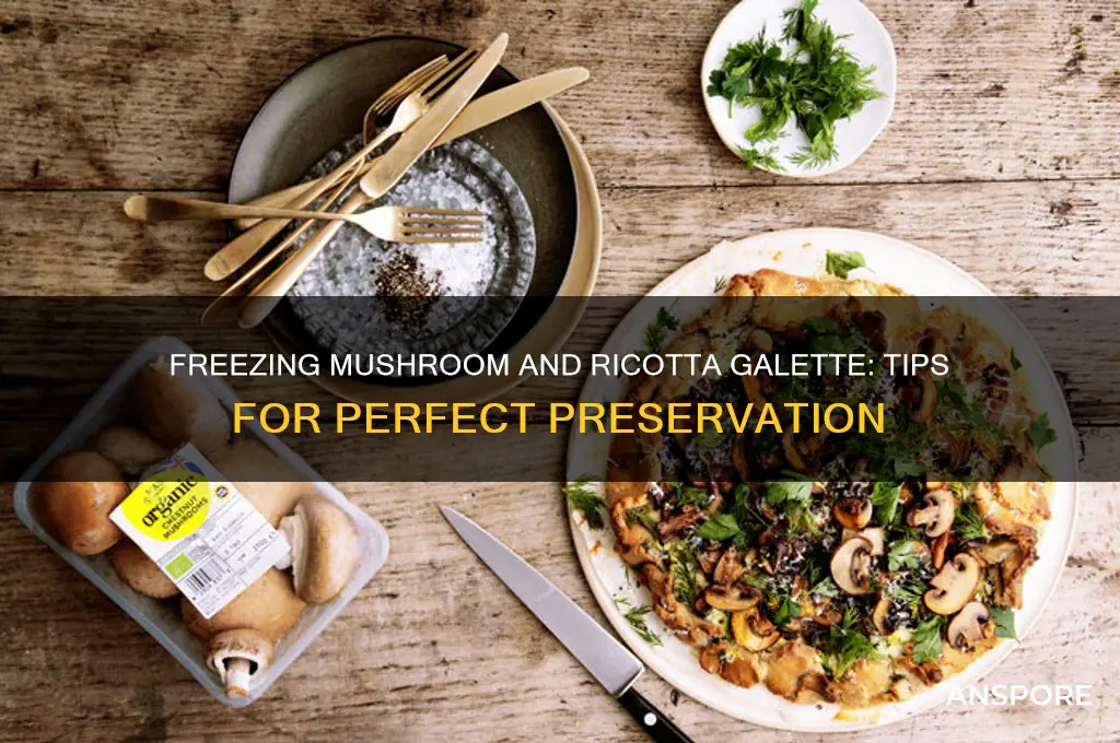 can you freeze mushroom and ricotta galette
