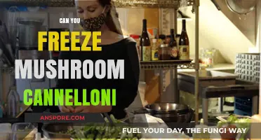 Freezing Mushroom Cannelloni: Tips for Perfectly Preserved Pasta Dishes