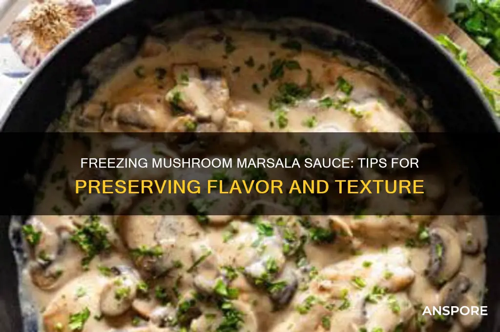 can you freeze mushroom marsala sauce