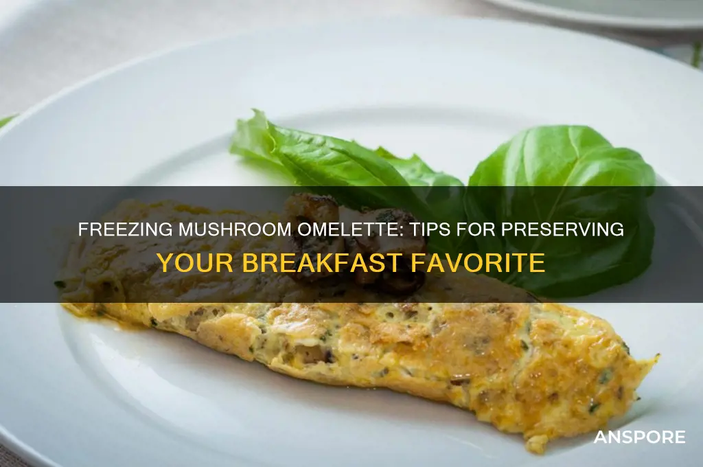 can you freeze mushroom omelette