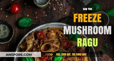 Freezing Mushroom Ragu: Tips for Preserving Flavor and Texture