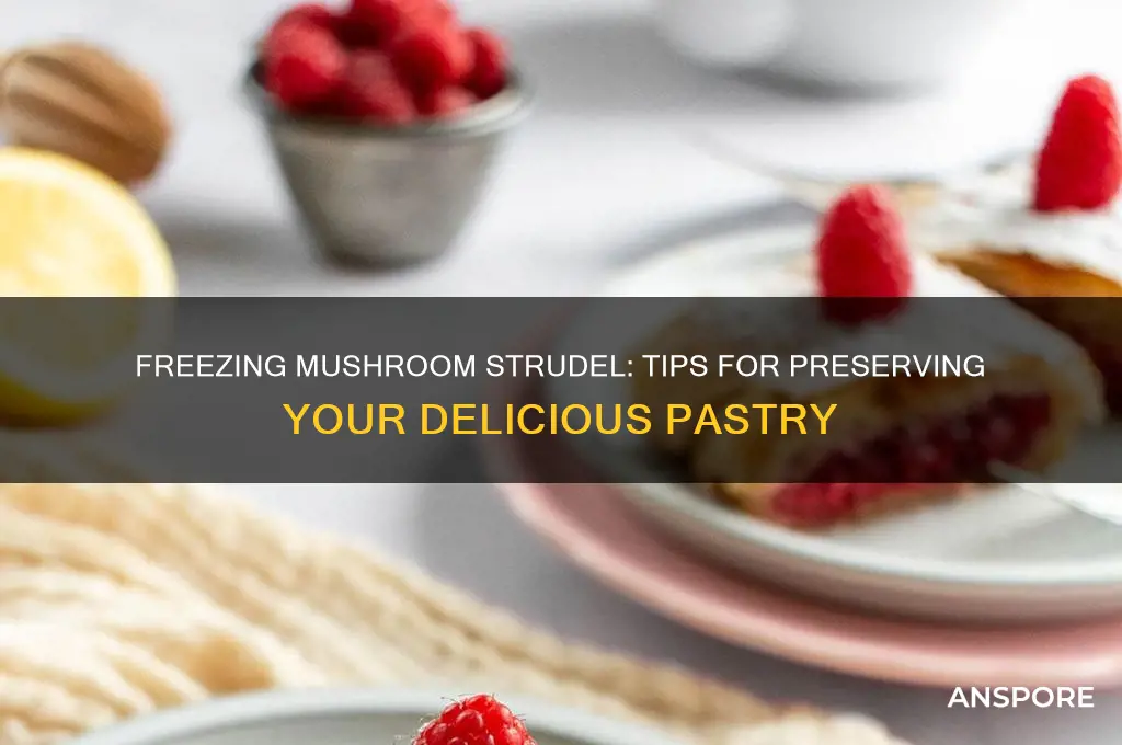 can you freeze mushroom strudel
