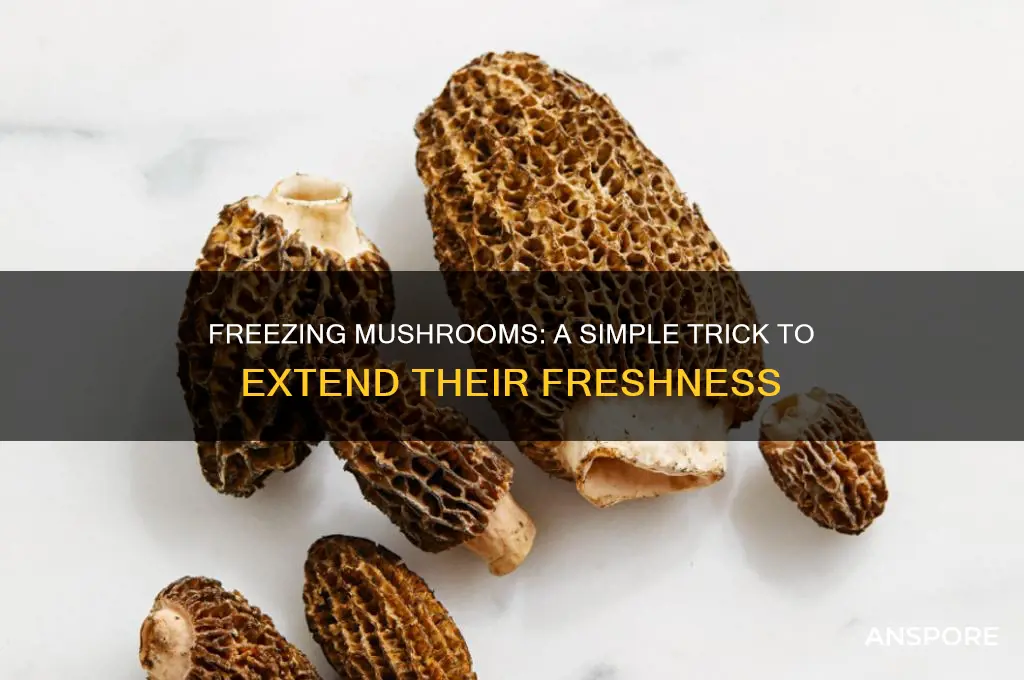 can you freeze mushrooms to make them last longer