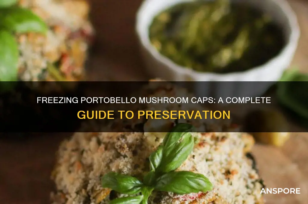 can you freeze portobello mushroom caps