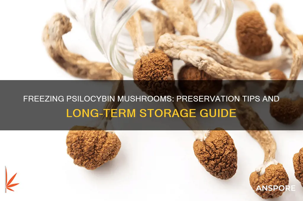 can you freeze psilocybin mushrooms