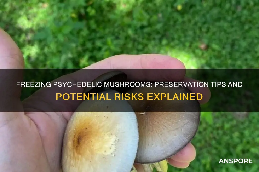 can you freeze psychadelic mushrooms