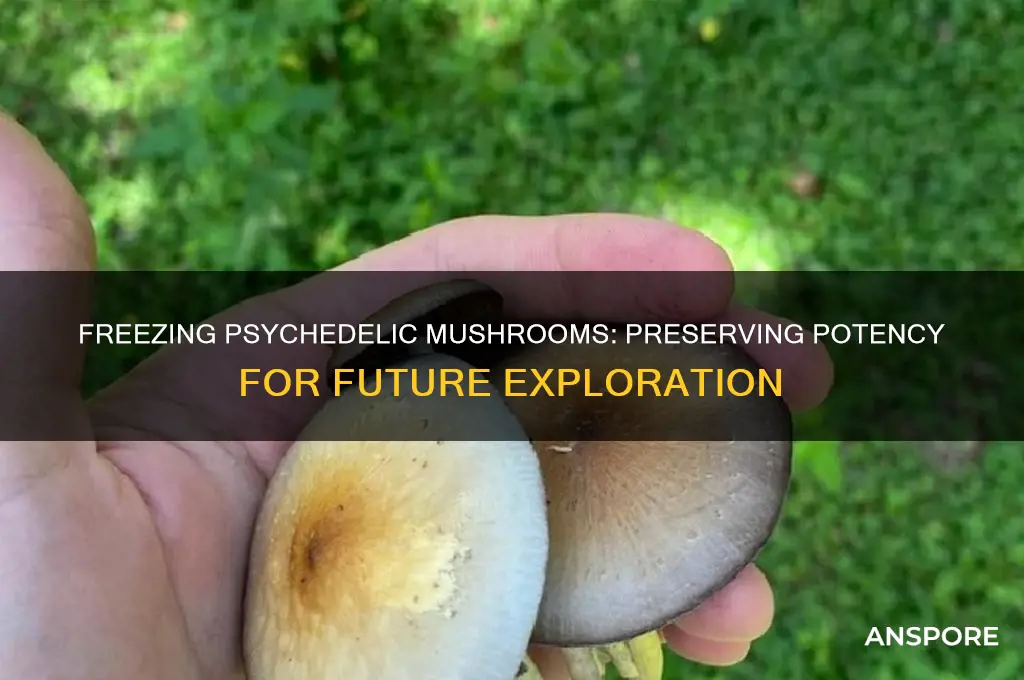 can you freeze psychedelic mushrooms for later date