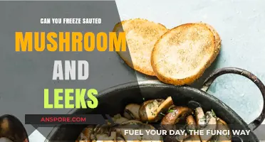 Freezing Sautéed Mushrooms and Leeks: A Handy Kitchen Tip