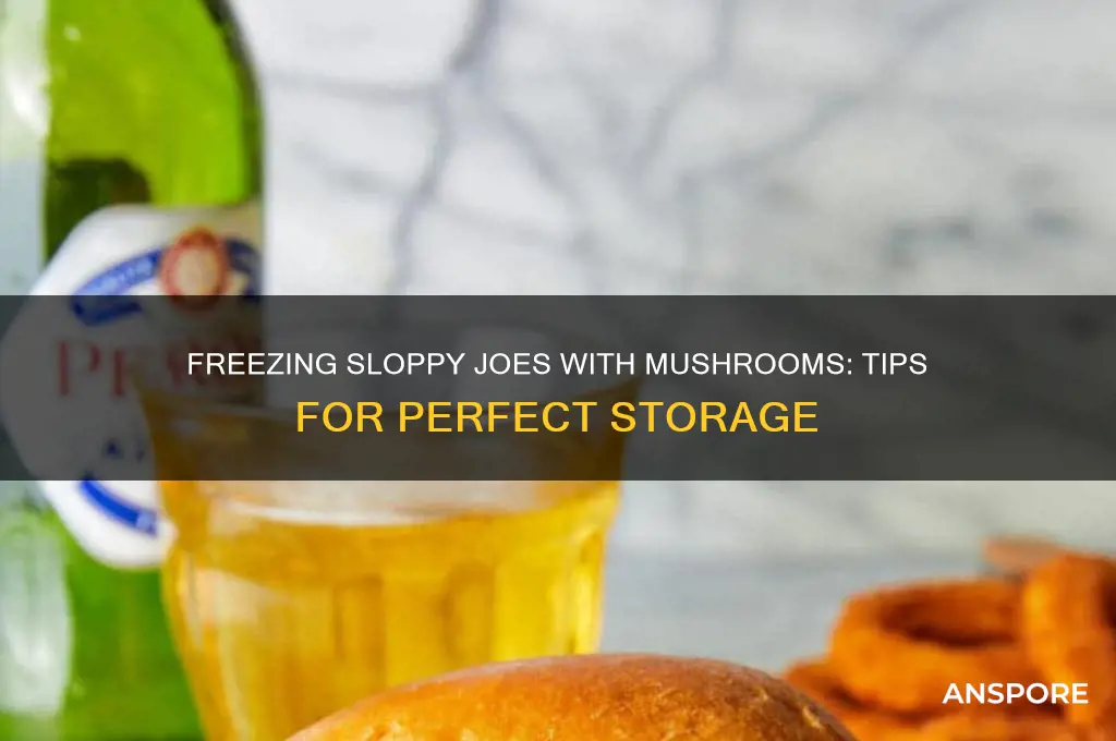 can you freeze sloppy joes with mushrooms in it