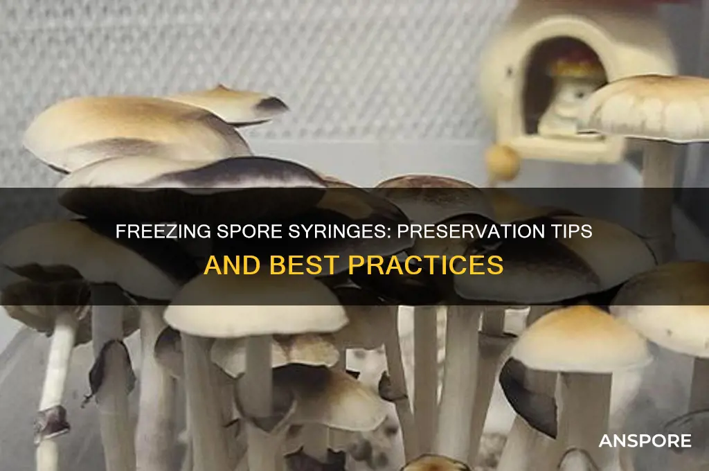 can you freeze spore syringes