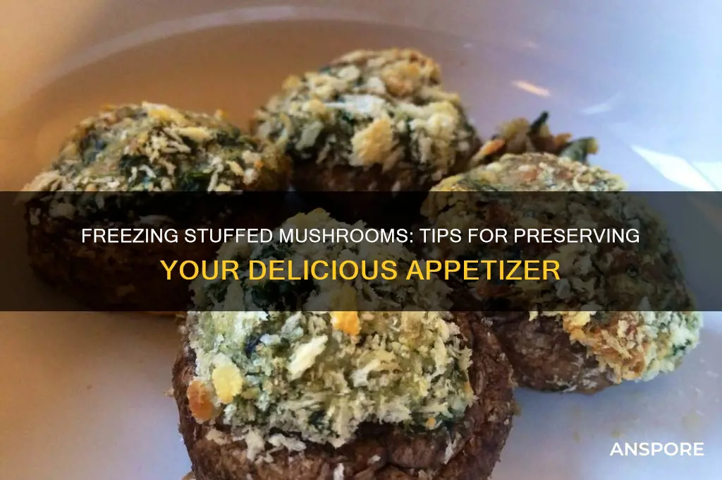 can you freeze stuffed mushrooms
