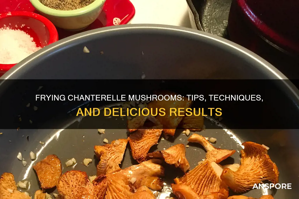 can you fry chanterelle mushrooms