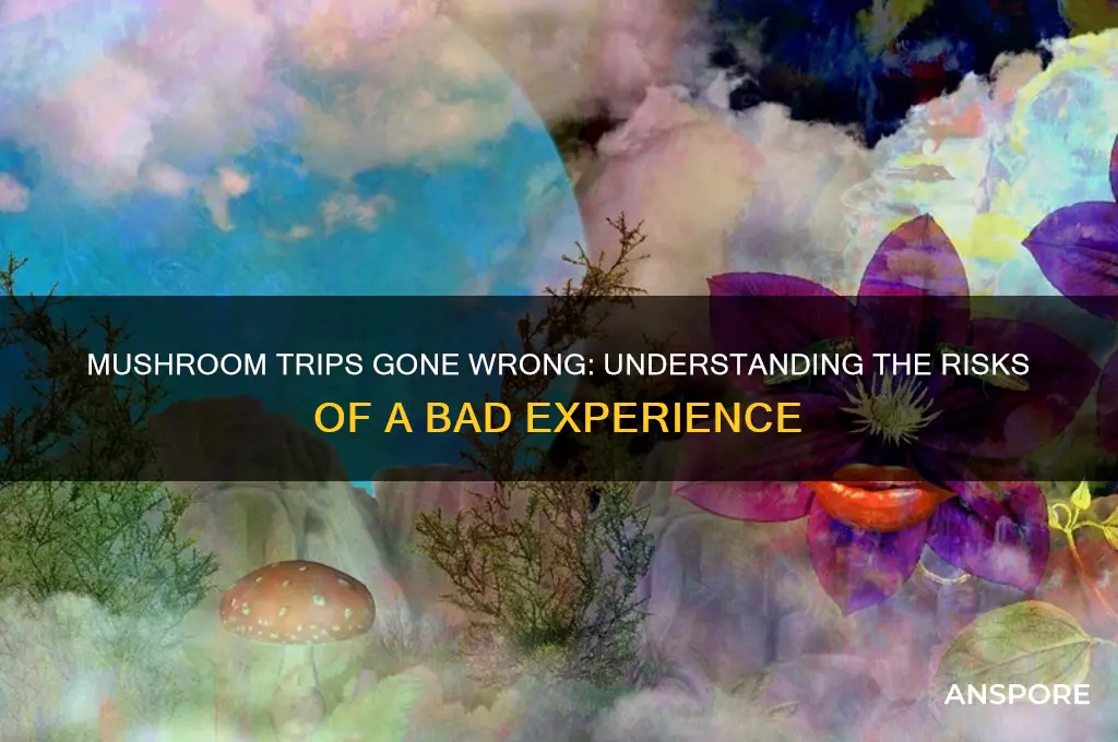 can you get a bad trip from mushrooms