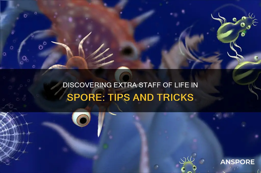 can you get more staff of life in spore