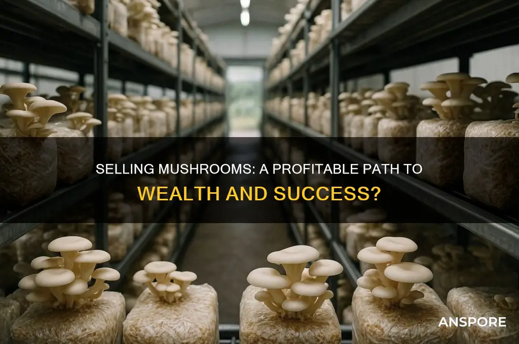 can you get rich selling mushrooms
