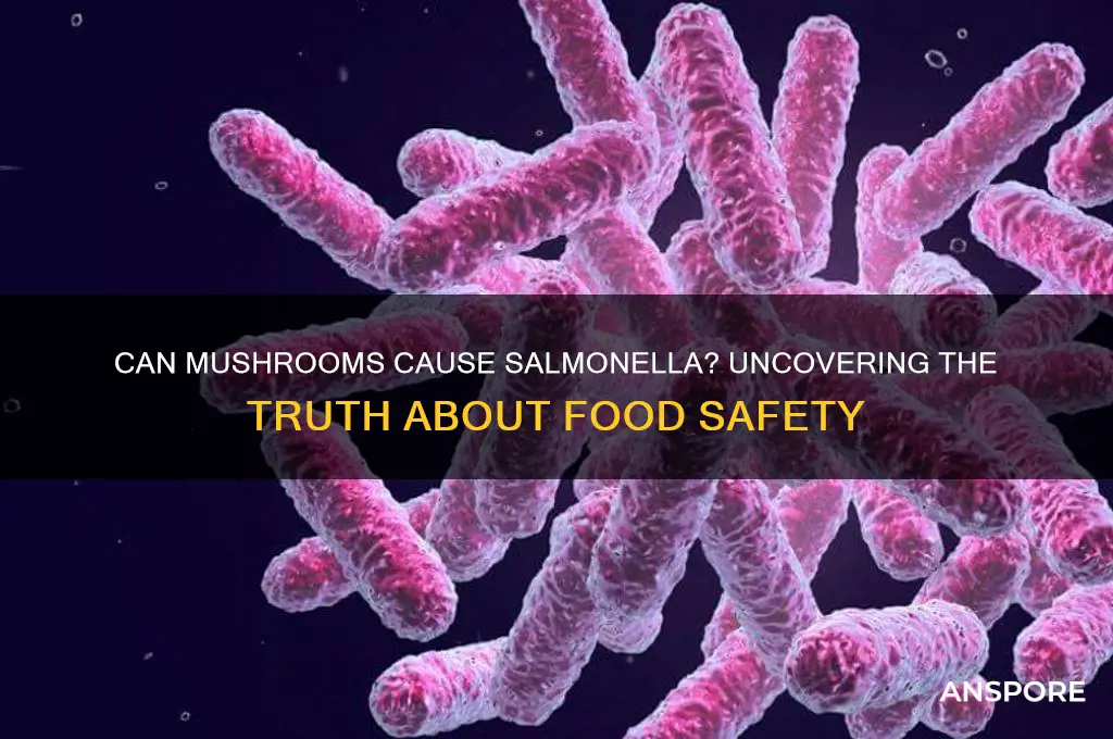 can you get salmonella from mushrooms