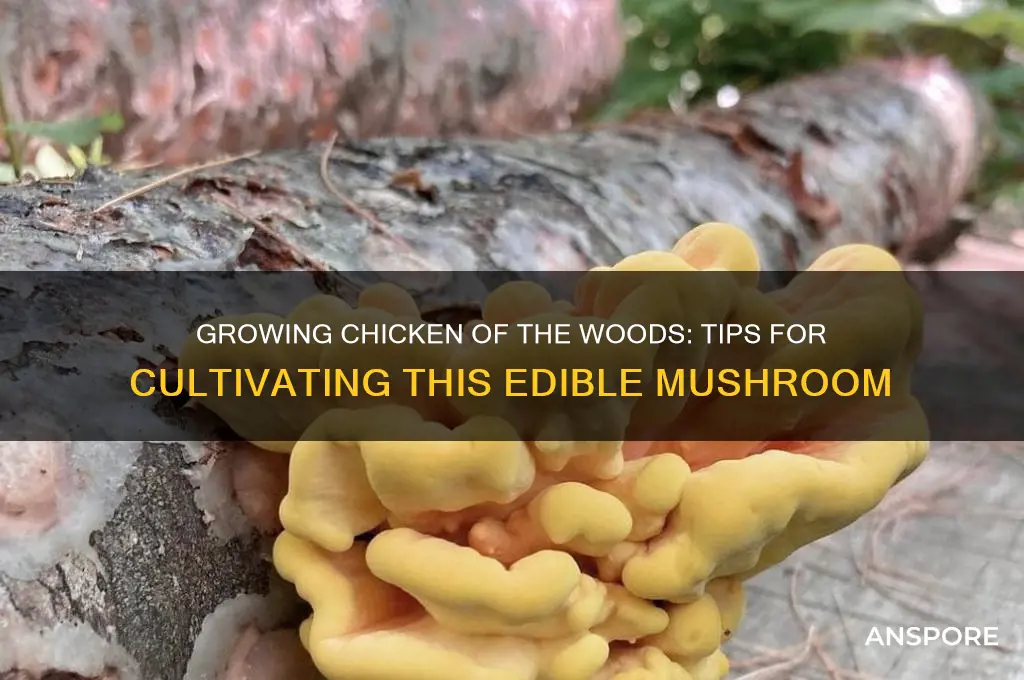 can you grow chicken of the woods mushrooms