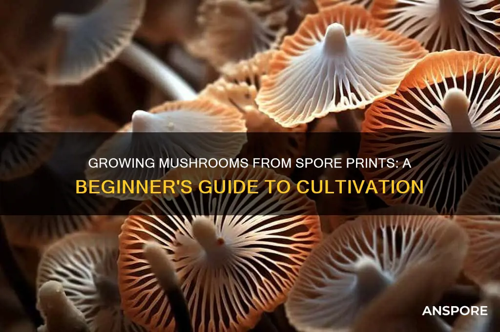 can you grow from a spore print