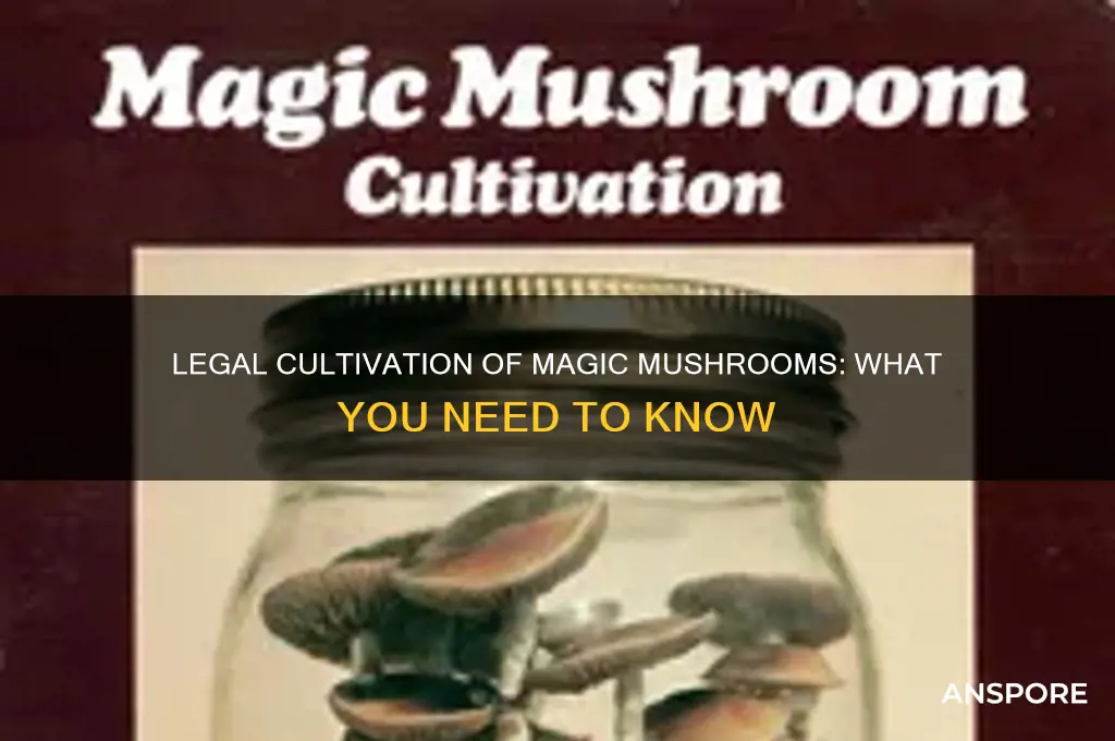 can you grow magic mushrooms legally