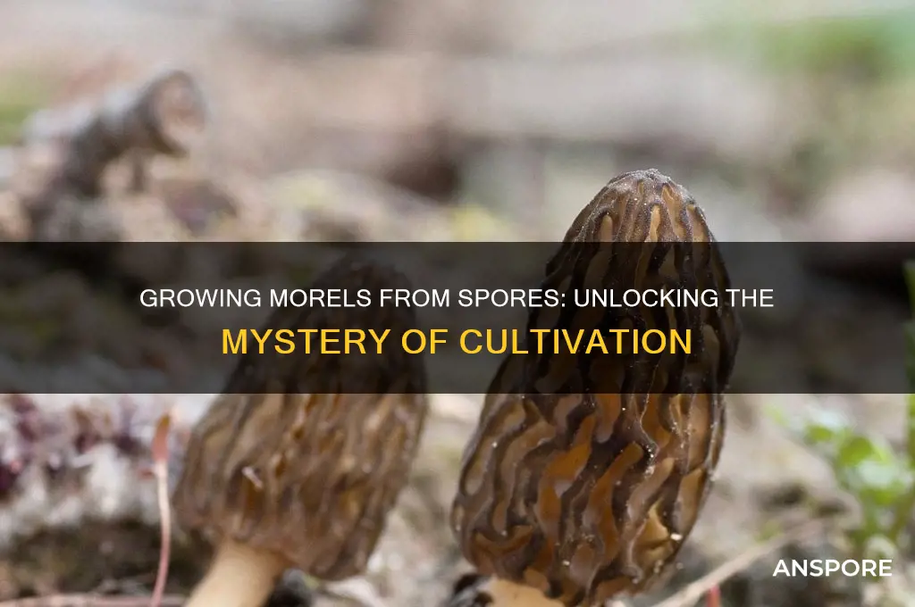 can you grow morels from spores
