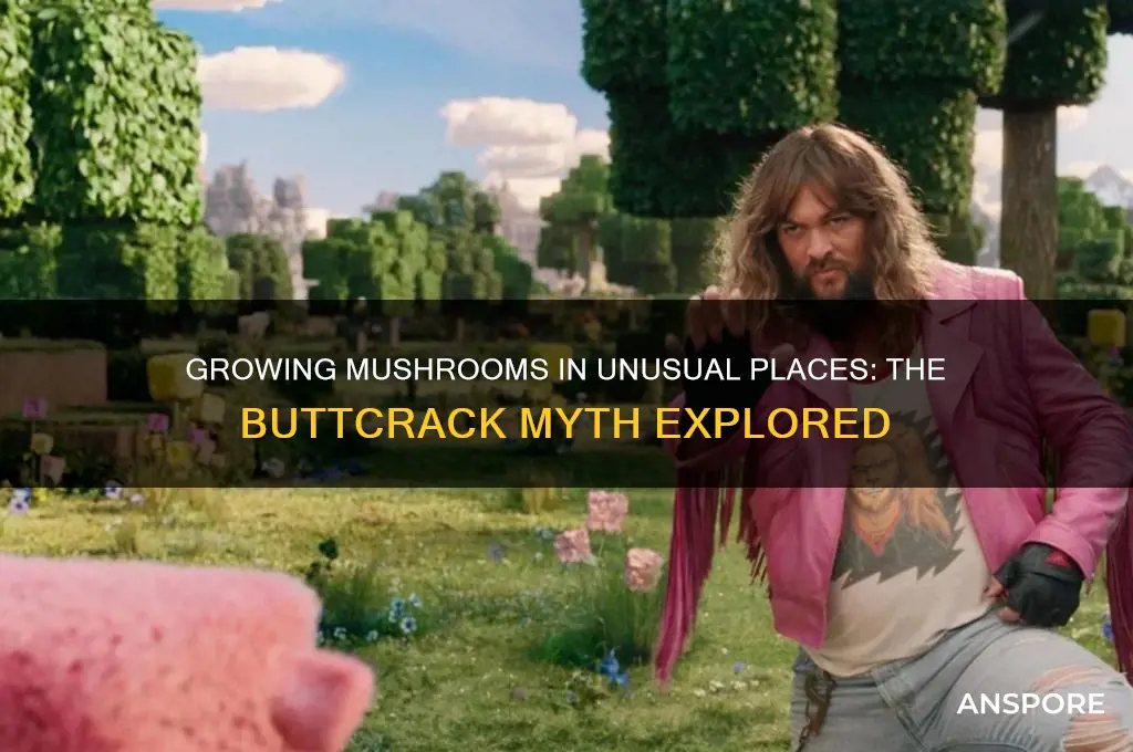 can you grow mushrooms in buttcrack