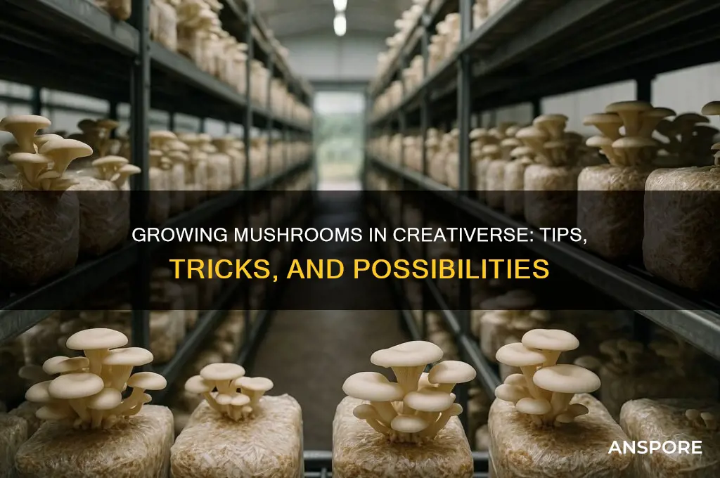 can you grow mushrooms in creativerse