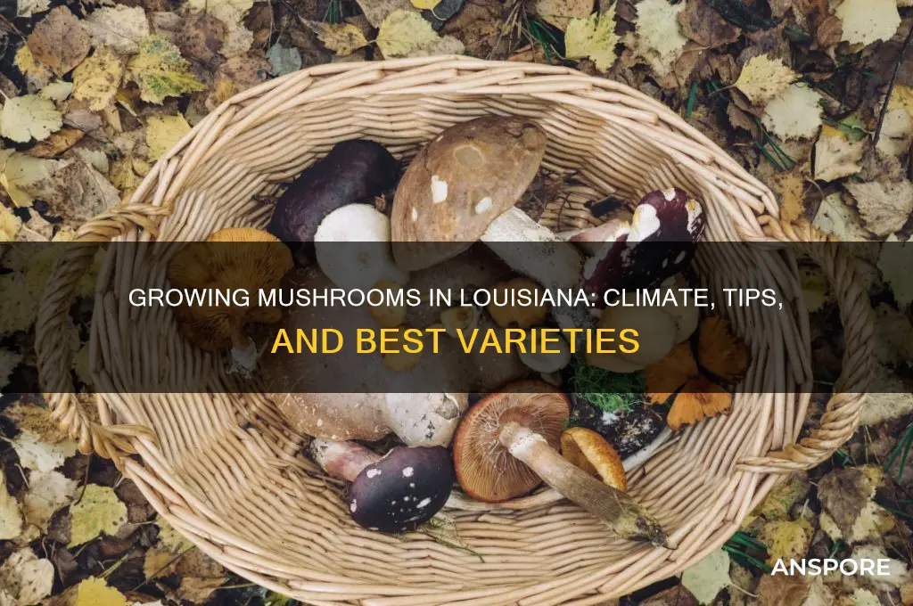 can you grow mushrooms in louisiana