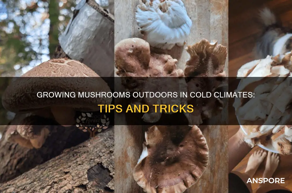 can you grow mushrooms outside in cold