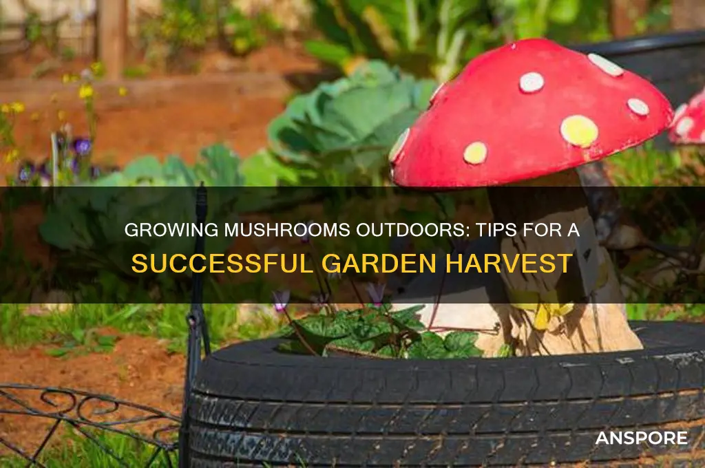 can you grow mushrooms outside