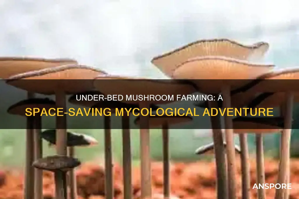 can you grow mushrooms under your bed