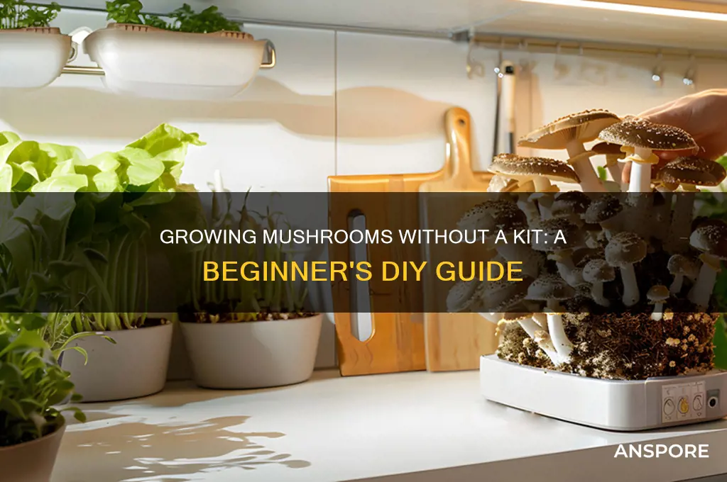 can you grow mushrooms without a kit