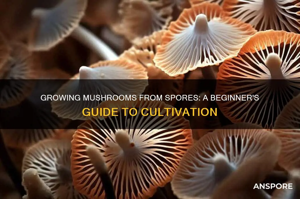 can you grow shrooms from their spores