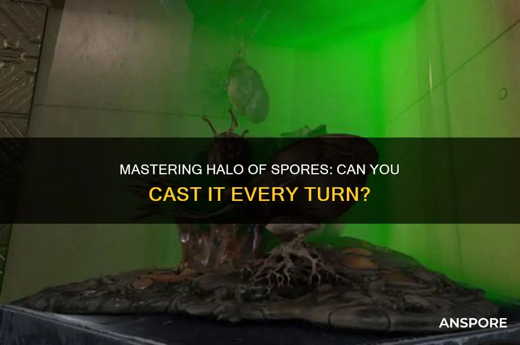 can you halo of spores every turn