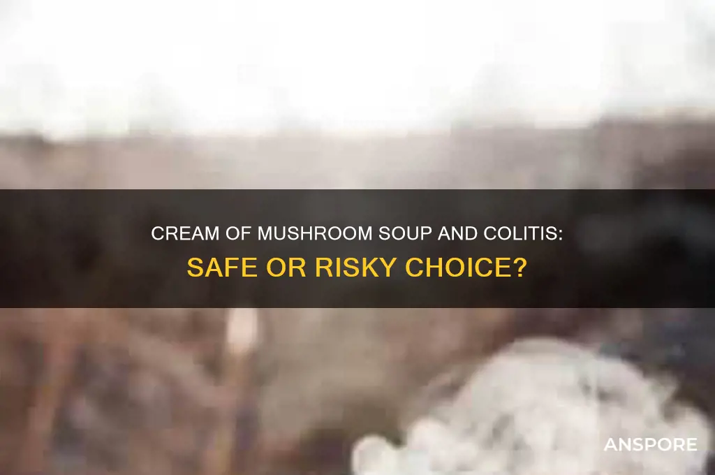 can you have cream of mushroom soup with colitis