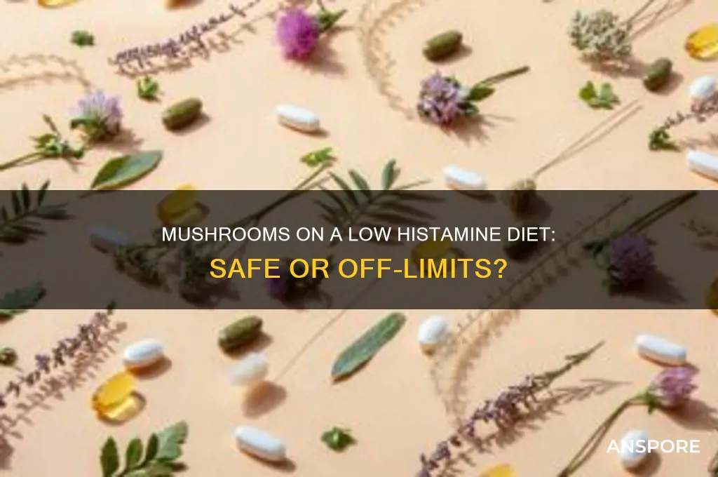 can you have mushrooms on low histamine diet