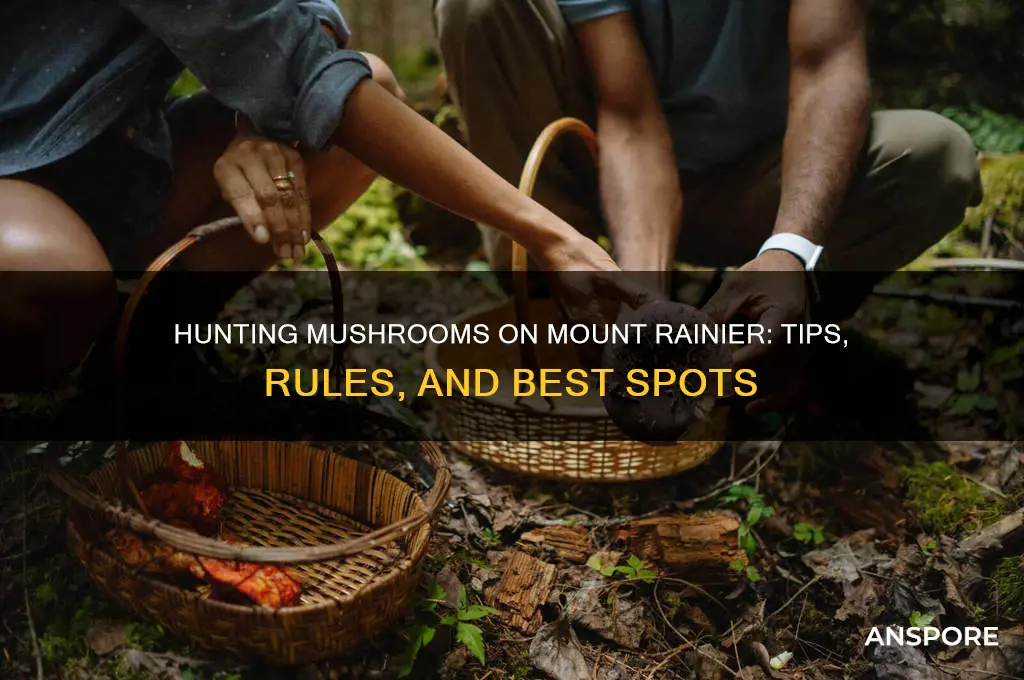 can you hunt mushrooms on mount rainier
