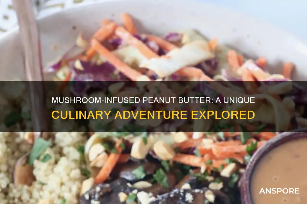 can you infuse peanut butter with mushrooms