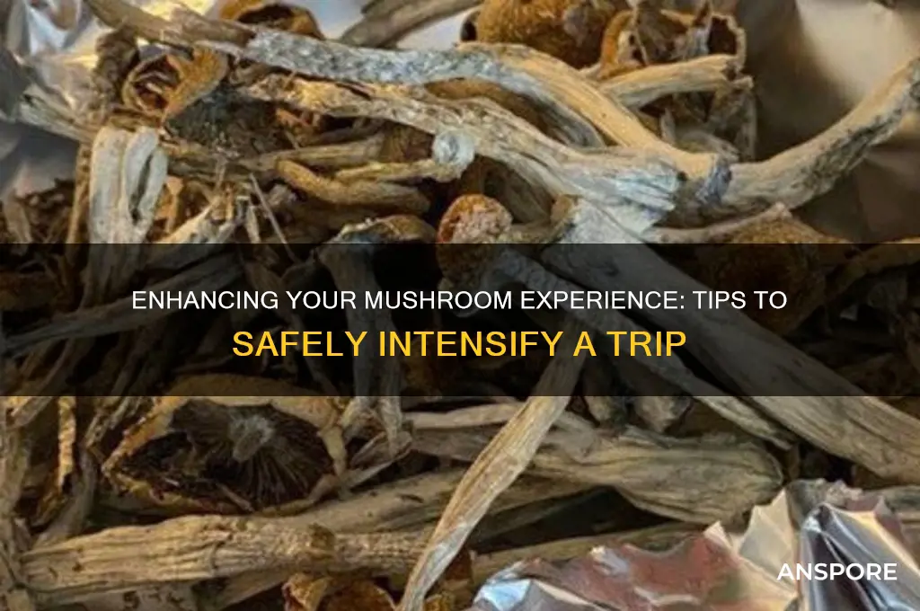 can you intensify your mushroom trip after already eating some
