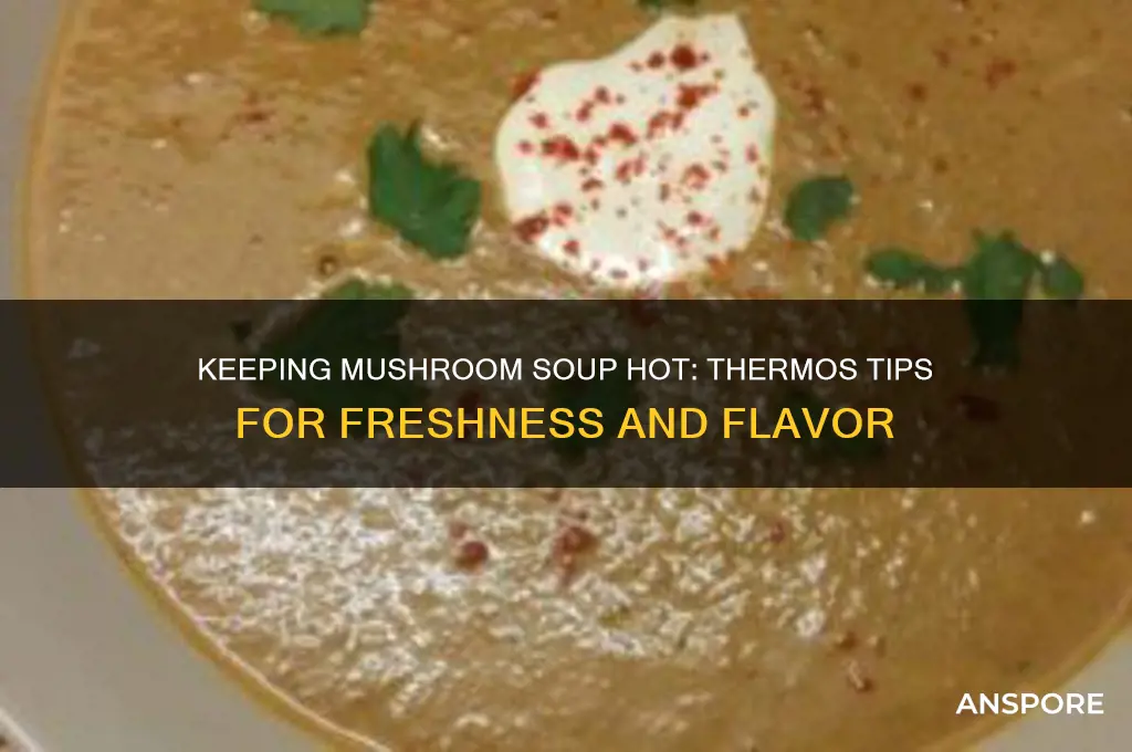 can you keep mushroom soup in a thermos