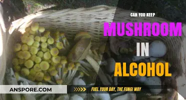 Preserving Mushrooms in Alcohol: A Guide to Long-Term Storage and Flavor