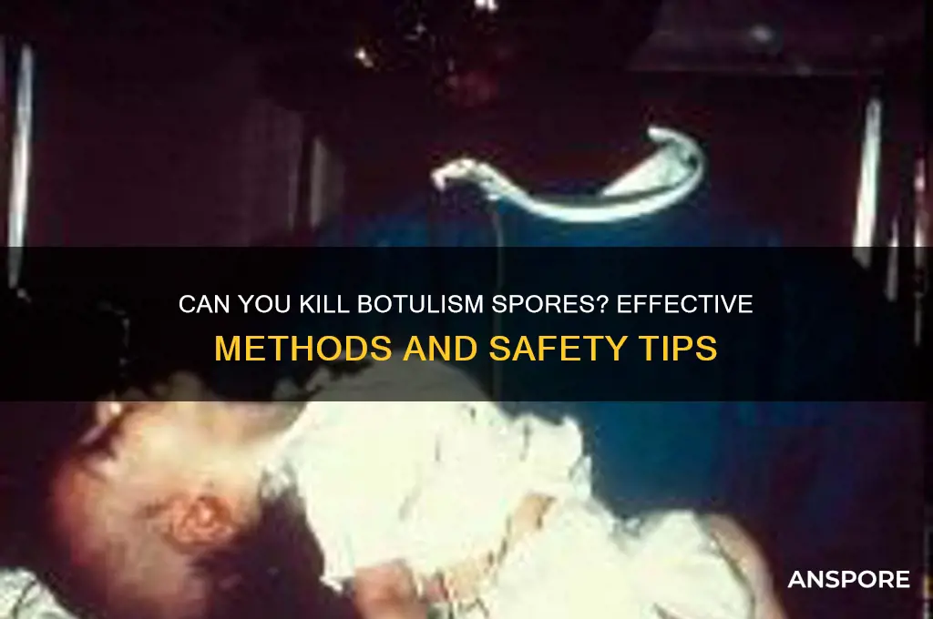 can you kill botulism spores