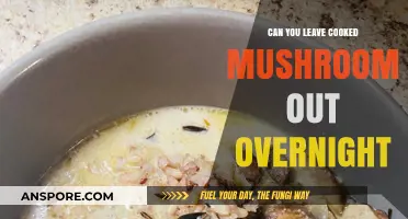 Leaving Cooked Mushrooms Out Overnight: Safe or Risky?