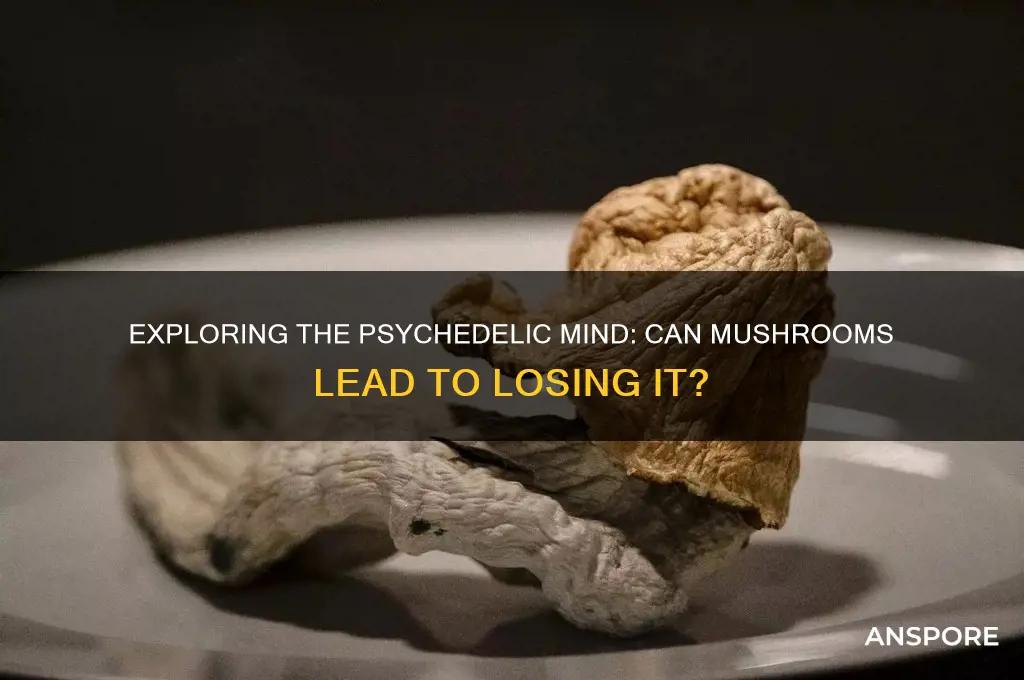 can you lose your mind on mushrooms