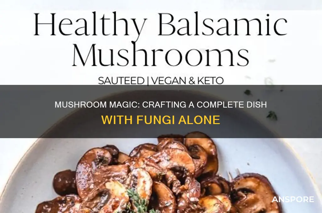 can you make a dish entirely of mushrooms
