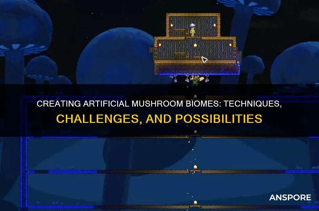 can you make an artificial mushroom biome