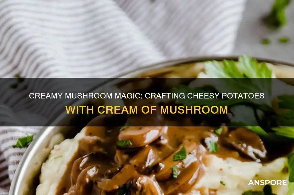 can you make cheesy potatoes with cream of mushroom