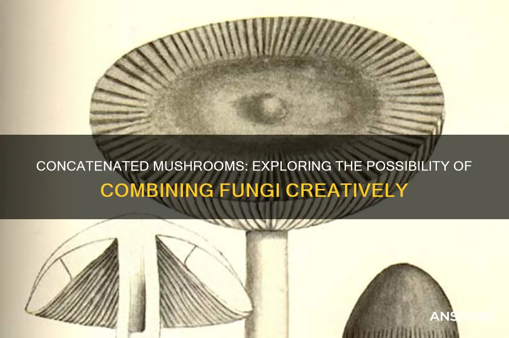 can you make concatenated mushrooms